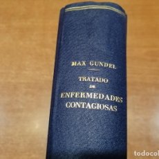 Libros de segunda mano: TRATADO DE ENFERMEDADES CONTAGIOSAS. AÑO 1940