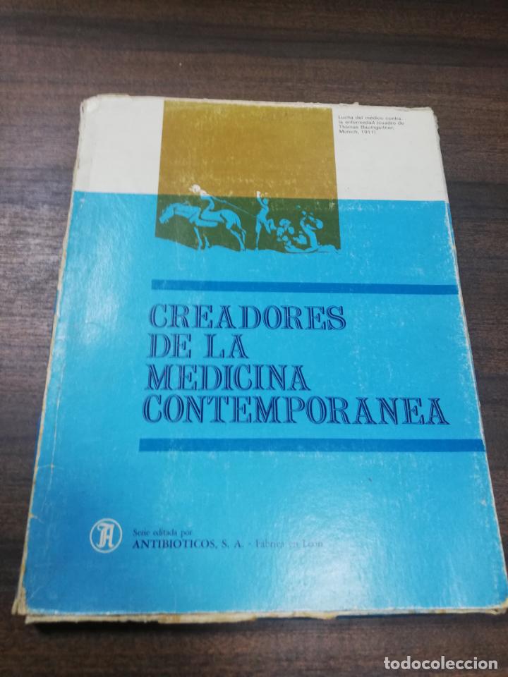 Second hand books: CREADORES DE LA MEDICINA CONTEMPORANEA. EDITA TRIBUNA MEDICA. 20 FICHAS ENUMERADAS. FALTA LA N&ordm; 7.