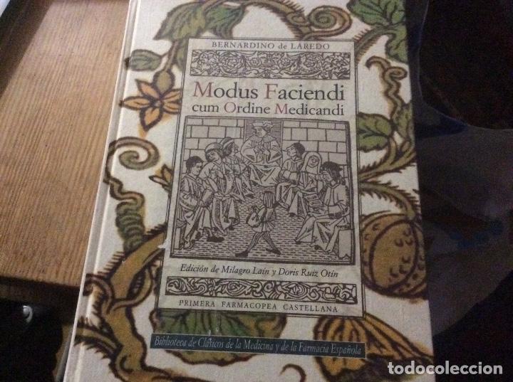 Libri di seconda mano: MODUS FACIENDI cum Ordine Medicandi - BERNARDINO de LAREDO - PRIMERA FARMACOPEA CASTELLANA