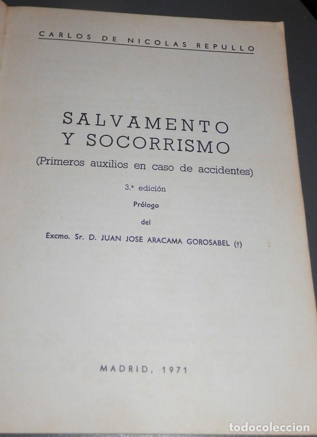 Libros de segunda mano: LIBRO SALVAMENTO Y SOCORRISMO - Foto 2