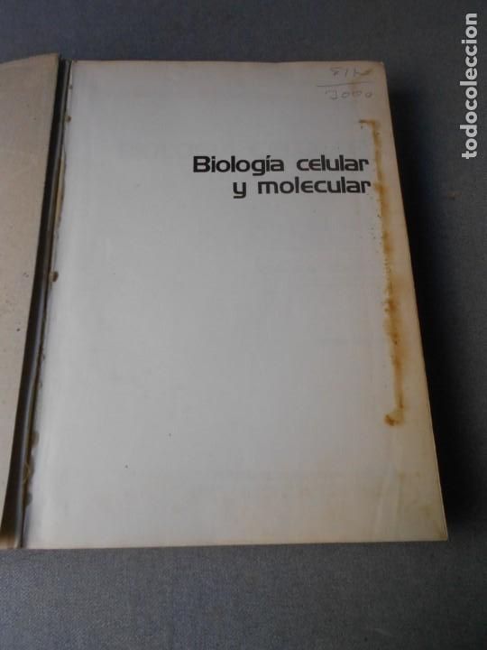 Libros de segunda mano: BIOLOGIA CELULAR Y MOLECULAR - Foto 2