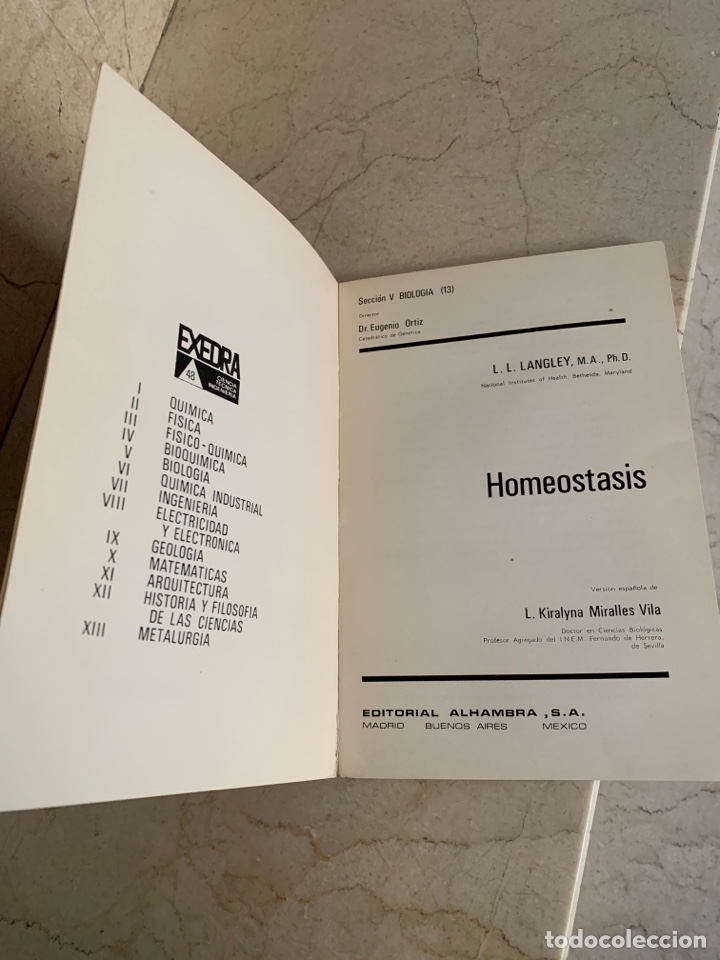 Libros de segunda mano: Homeostasis (1969) - Foto 3