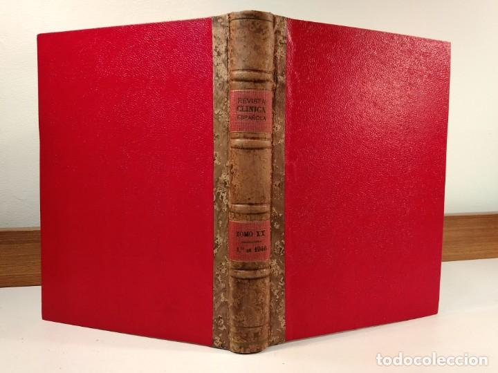 Gebrauchte B&uuml;cher: REVISTA CL&Iacute;NICA ESPA&Ntilde;OLA. TOMO XX. del 15 de enero al 31 de marzo de 1946