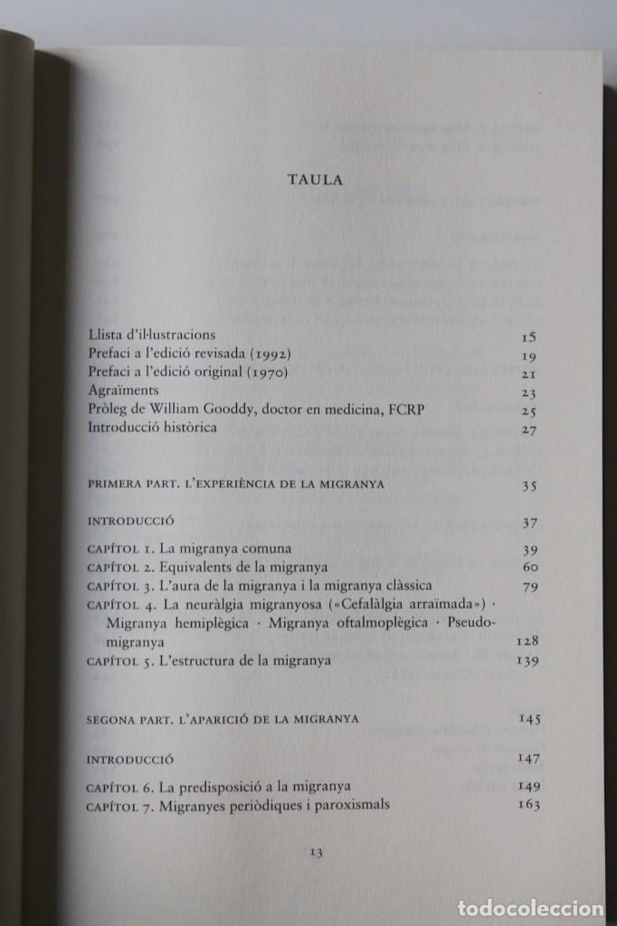 Libros de segunda mano: Oliver Sacks - Migranya - La Magrana - Foto 3