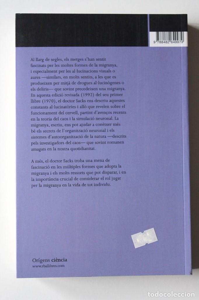 Libros de segunda mano: Oliver Sacks - Migranya - La Magrana - Foto 2