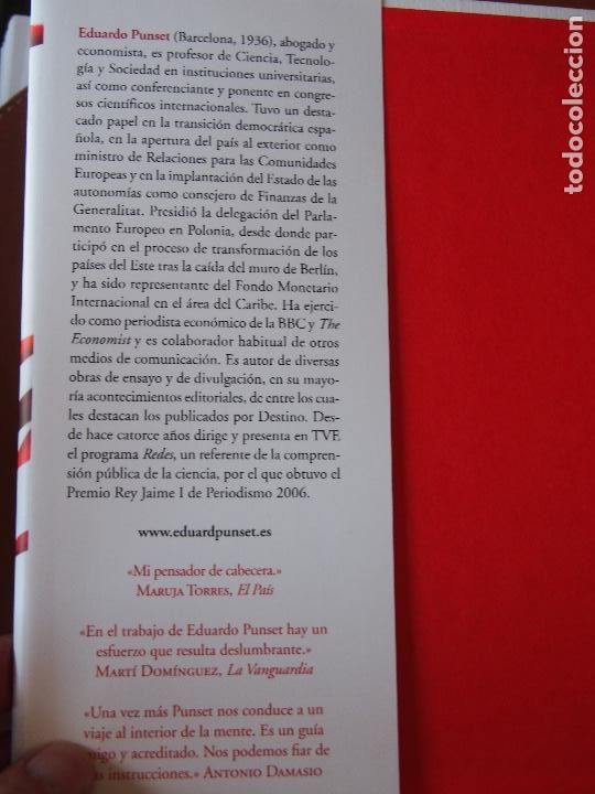 Libros de segunda mano: Eduardo Punset - El viaje al poder de la mente - Foto 2
