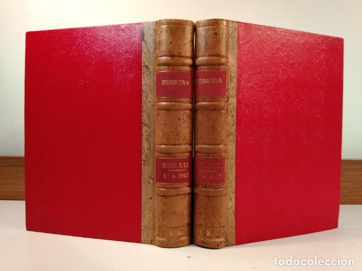 Libri di seconda mano: MEDICINA. REVISTA MENSUAL DE CIENCIAS M&Eacute;DICAS. A&ntilde;o 1947 EN DOS VOL&Uacute;MENES