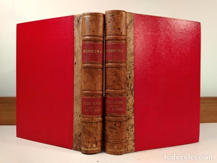 Libri di seconda mano: MEDICINA. REVISTA MENSUAL DE CIENCIAS M&Eacute;DICAS. A&ntilde;o 1945 EN DOS VOL&Uacute;MENES