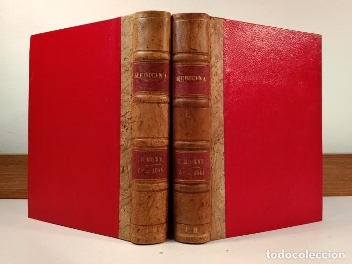 Libri di seconda mano: MEDICINA. REVISTA MENSUAL DE CIENCIAS M&Eacute;DICAS. A&ntilde;o 1944 EN DOS VOL&Uacute;MENES