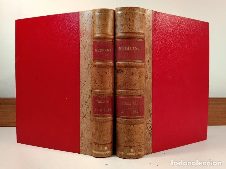 Libri di seconda mano: MEDICINA. REVISTA MENSUAL DE CIENCIAS M&Eacute;DICAS. A&ntilde;o 1942 EN DOS VOL&Uacute;MENES