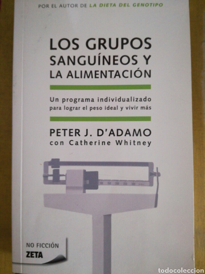 Libros de segunda mano: LOS GRUPOS SANGU&Iacute;NEOS Y LA ALIMENTACI&Oacute;N. PETER J. D'ADAMO.