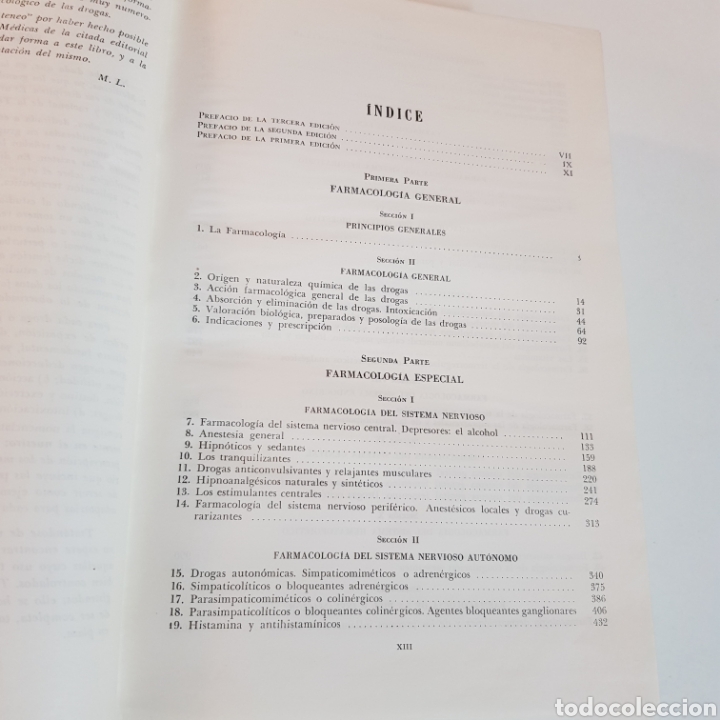 Libros de segunda mano: FARMACOLOGIA 1966 MANUEL LITTER - Foto 2