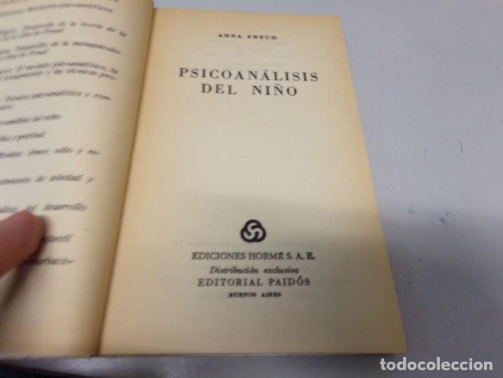 psicoanalisis del niño anna freud 1980 4 edicio - Comprar Libros de