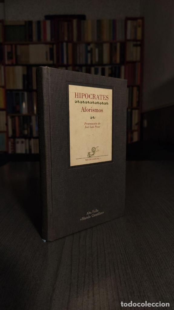 Libros de segunda mano: AFORISMOS. HIP&Oacute;CRATES. EDITORIAL ALTA FULLA, - Foto 7