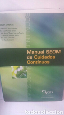 Libros de segunda mano: Manual SEOM de cuidados continuos - Foto 1