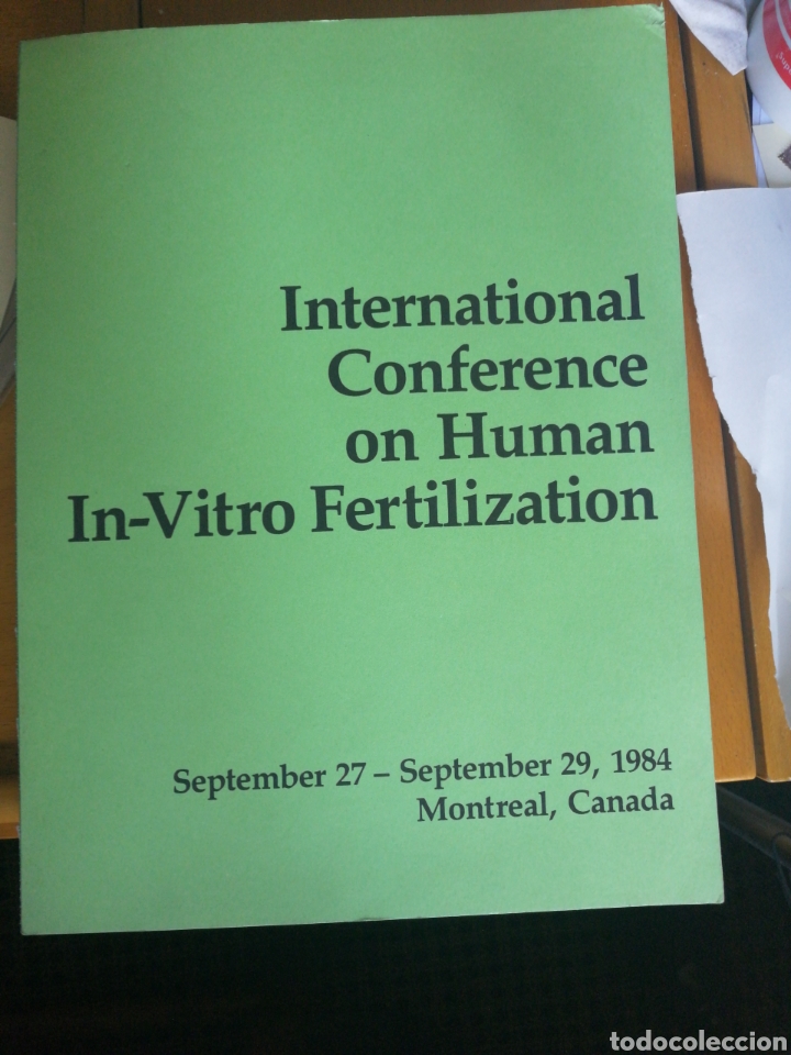 Livres d'occasion: International Conference on Human In Vitro Fertilitation.1984 Serono Symposia. Fecundaci&oacute;n in Vitro