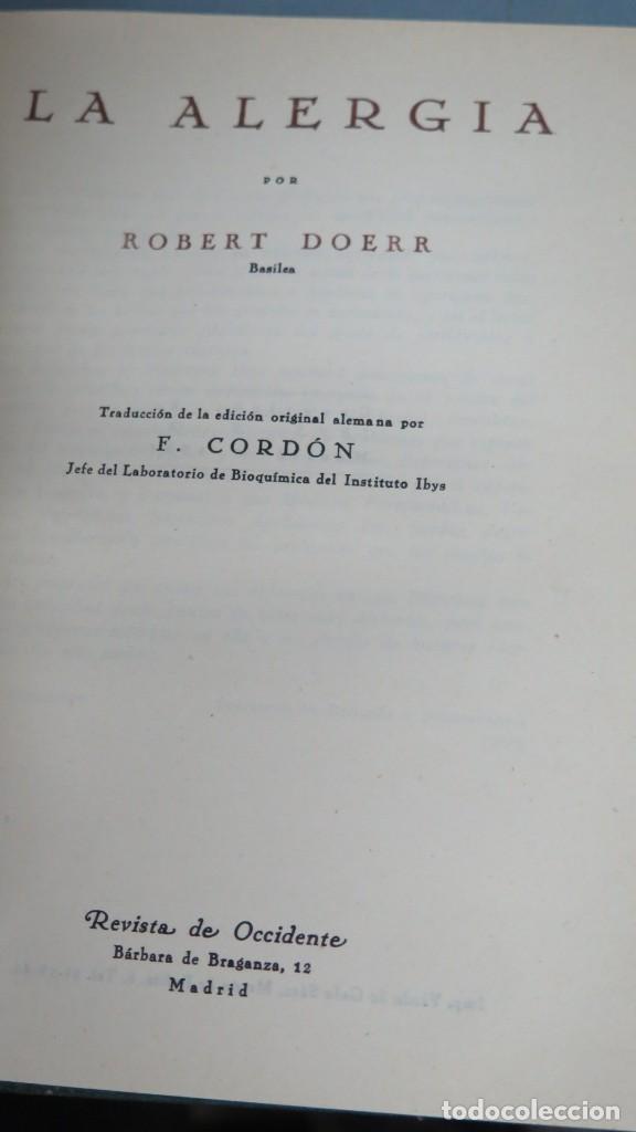 Libros de segunda mano: LA ALERGIA. DOERR - Foto 2