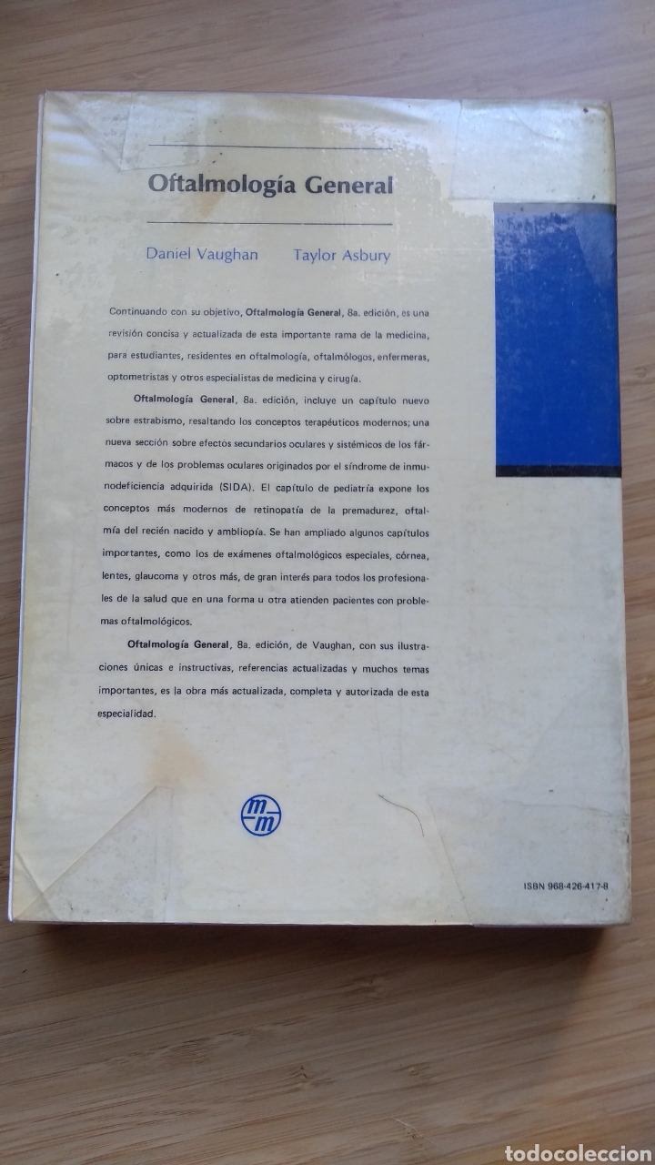 Libros de segunda mano: Oftalmolog&iacute;a general - Daniel Vaughan y Taylor Asbury - Foto 2