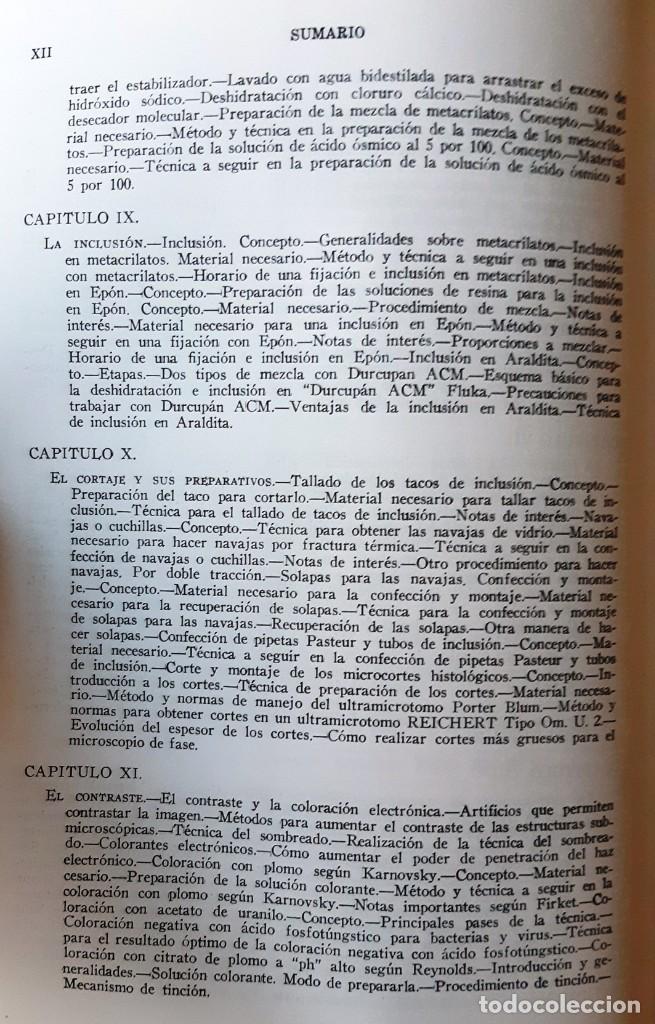 Libros de segunda mano: MANUAL DE MICROSCOP&Iacute;A ELECTR&Oacute;NICA (RAFAEL GONZ&Aacute;LEZ, 1966) SIN USAR JAM&Aacute;S - Foto 7
