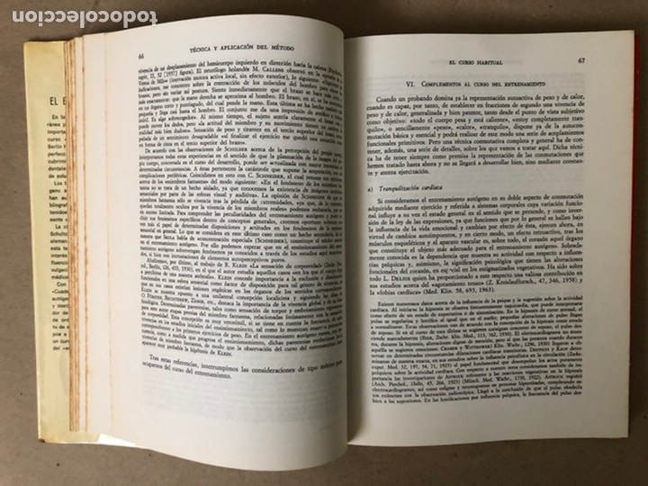 Libros de segunda mano: EL ENTRENAMIENTO AUTÓGENO (AUTORRELAJACIÓN CONCENTRATIVA). J. H. SCHULTZ. 1969 - Foto 7 - 208757941