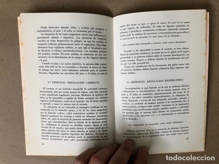 Libros de segunda mano: EL ENTRENAMIENTO AUTÓGENO (AUTORRELAJACIÓN CONCENTRATIVA). J. H. SCHULTZ. 1969 - Foto 19 - 208757941
