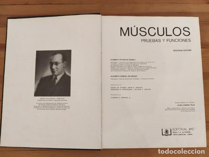 Libros de segunda mano: MUSCULOS PRUEBAS Y FUNCIONES KENDALL EDITORIAL JIMS - Foto 2