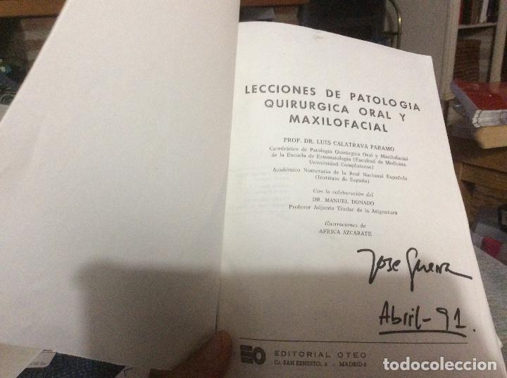 Second hand books: lecciones de patologia quirurgica oral y maxilofacias. l calatrava Fotocopiado