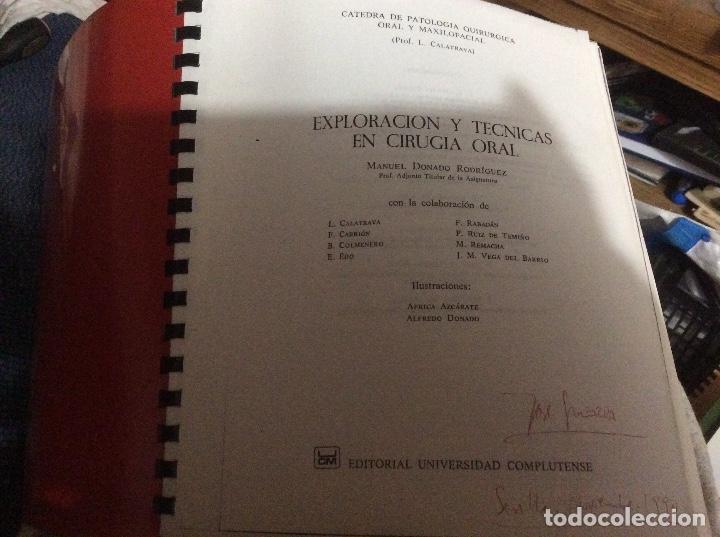 Gebrauchte B&uuml;cher: Exploraci&oacute;n y t&eacute;cnicas en cirug&iacute;a oral - RONADO RODRIGUEZ, Manuel y OTROS Fotocopiado