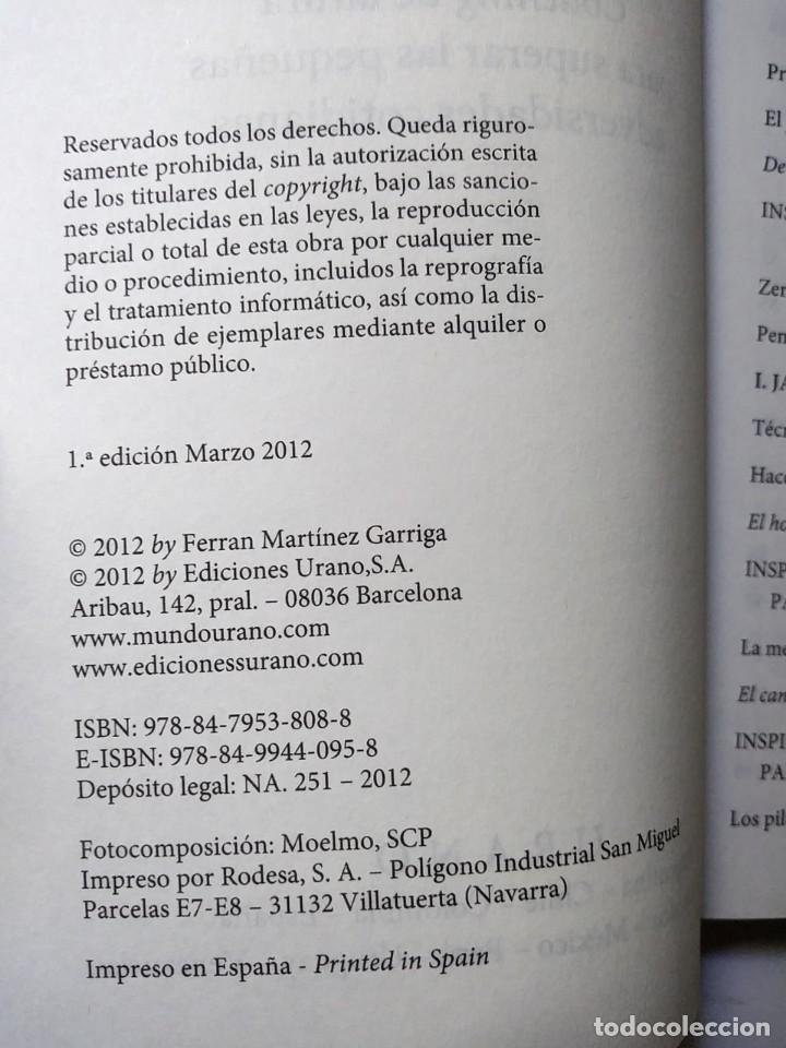 Libros de segunda mano: Ferran Martinez ZEN 305 Ed. URANO 2012 - Foto 2