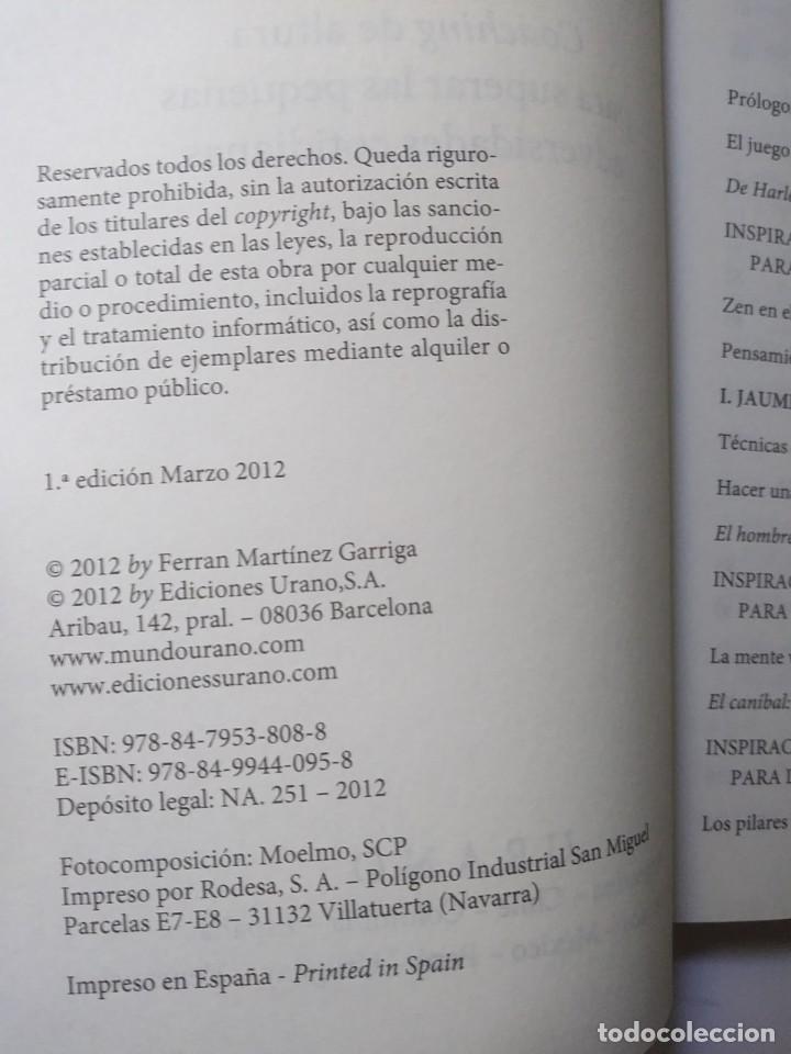 Libros de segunda mano: Ferran Martinez ZEN 305 Ed. URANO 2012 - Foto 4