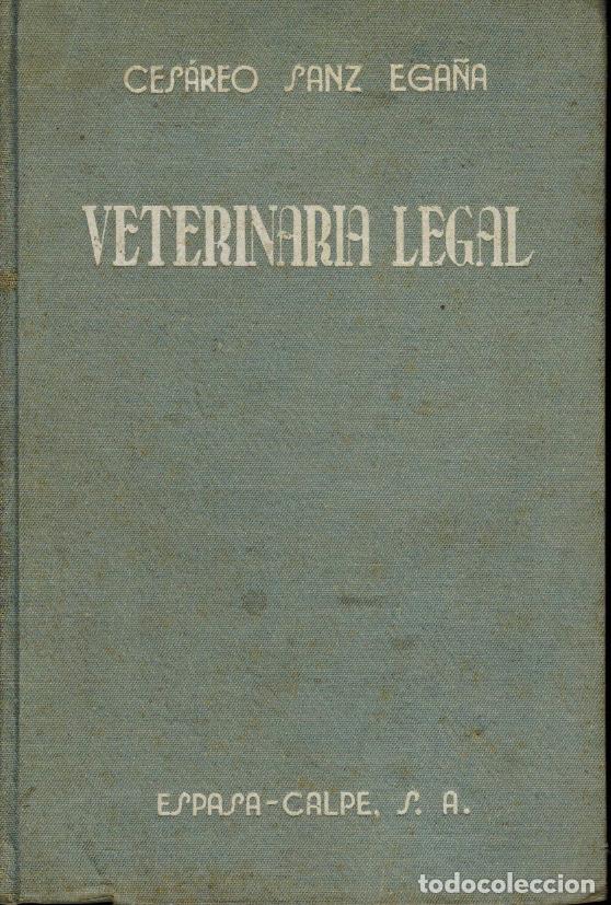 Libros de segunda mano: VETERINARIA LEGAL