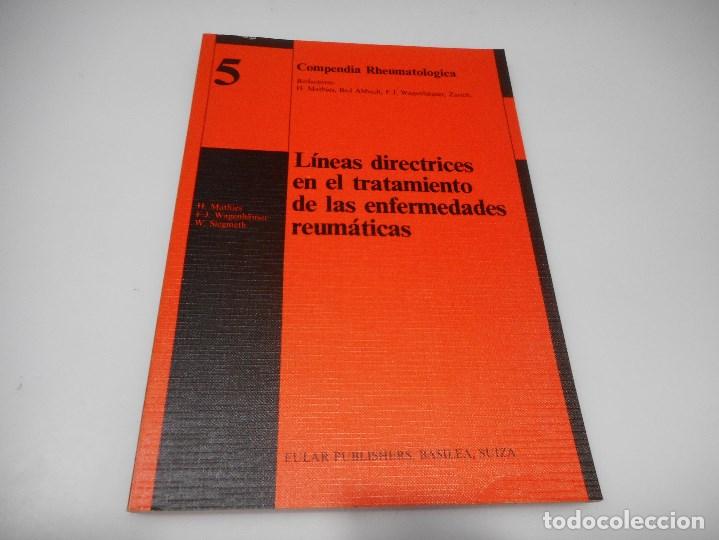 Libri di seconda mano: Compendia Rheumatol&oacute;gica Lineas directrices en el tratamiento de las enfermedades reum&aacute;ticas Q2071T