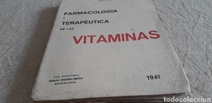 Libros de segunda mano: FARMACOLOG&Iacute;A Y TERAPEUTICA DE LAS VITAMINAS, PORF.B.LORENZO VELAZQUEZ,