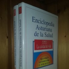 Libros de segunda mano: ENCICLOPEDIA ASTURIANA DE LA SALUD, LA VOZ DE ASTURIAS, 1995. Lote 214128235