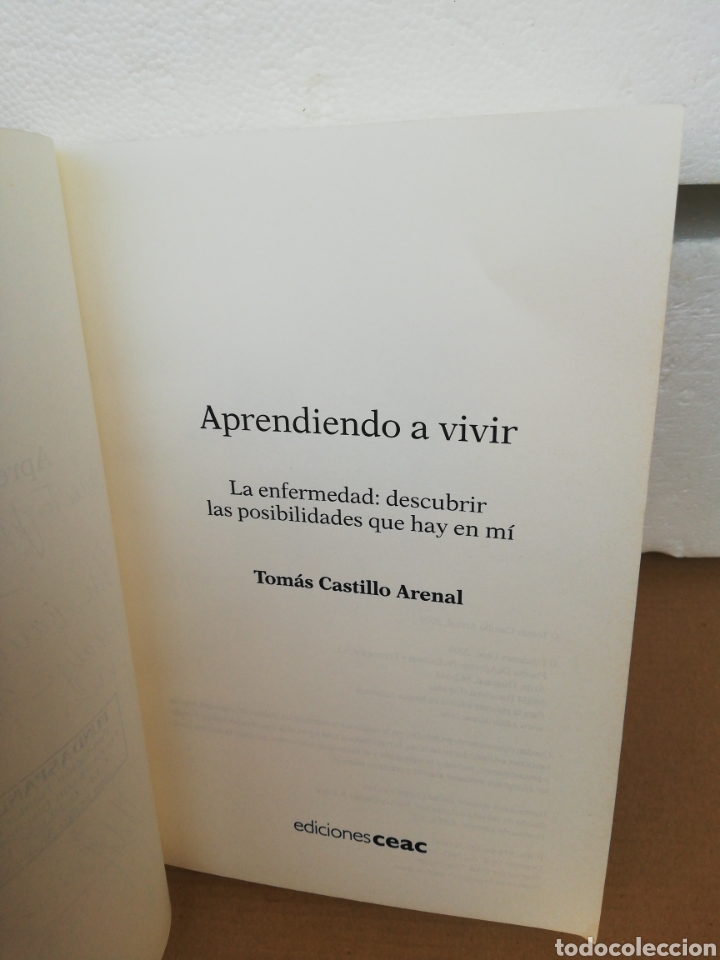 Libros de segunda mano: Aprender a vivir. Tom&aacute;s castillo arenal - Foto 3