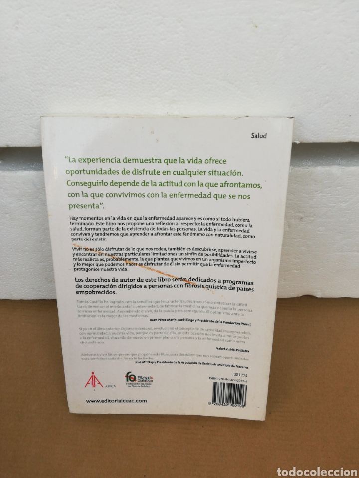 Libros de segunda mano: Aprender a vivir. Tom&aacute;s castillo arenal - Foto 4