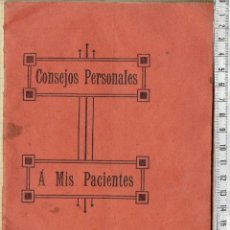 Libros de segunda mano: FOLLETO DE CONSEJOS PARA UTILIZACION DEL BRAGUERO DEL DR. W. S. RICE,LTD.,- LONDRES.