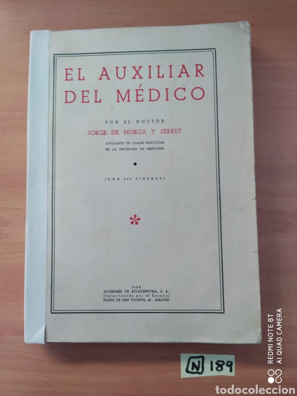 Libros de segunda mano: El Auxiliar Del M&eacute;dico - Foto 1
