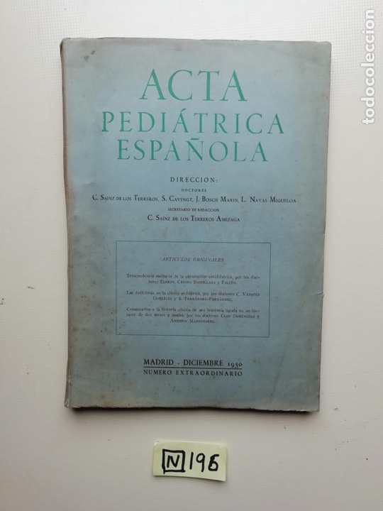 Libros de segunda mano: Acta pedi&aacute;trica espa&ntilde;ola - Foto 1