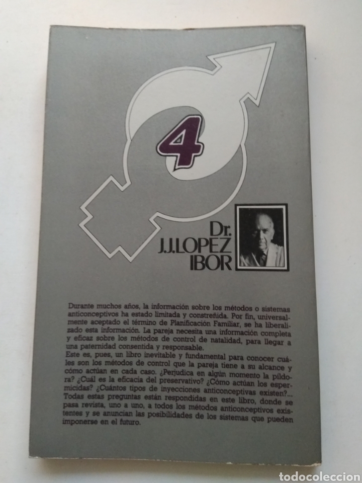 Libros de segunda mano: EL LIBRO DE LOS ANTICONCEPTIVOS/DR. L&Oacute;PEZ IBOR - Foto 3