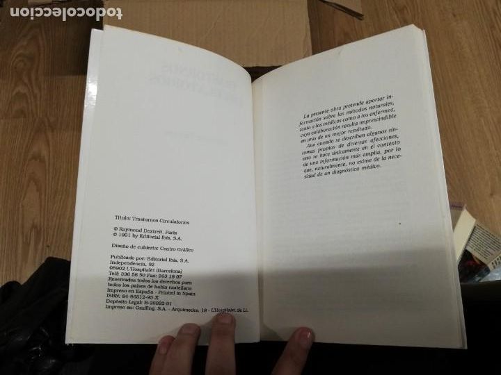Libros de segunda mano: Trastornos circulatorios. Raymond Dextreit - Foto 3