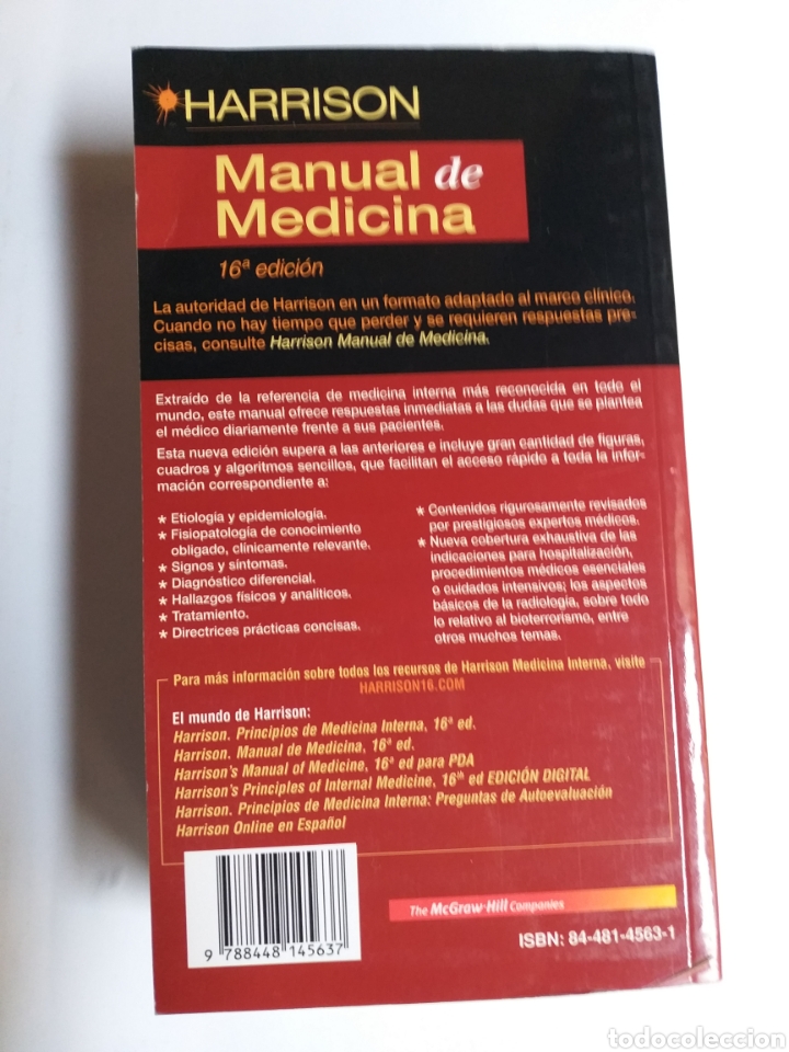 Libros de segunda mano: Harrison. Manual de medicina 2005 . - Foto 4