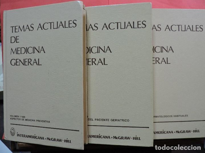 Libri di seconda mano: Temas Actuales de Medicina General. Vol. I, II y III. Editorial McGraw Hill. Madrid 1989.