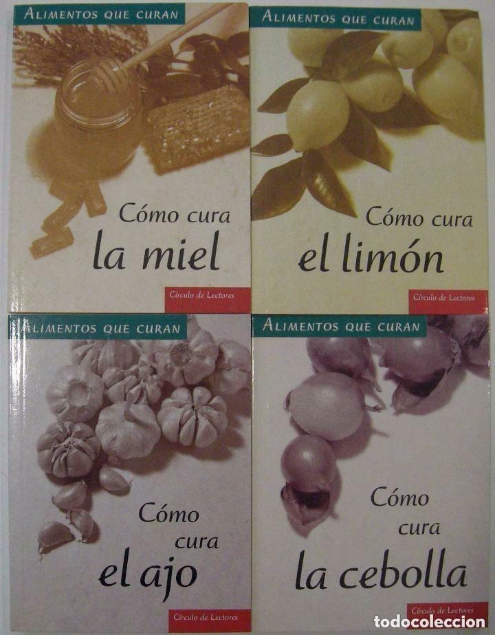 Libros de segunda mano: ALIMENTOS QUE CURAN (4 LIBROS EN ESTUCHE). C&Iacute;RCULO DE LECTORES - Foto 2