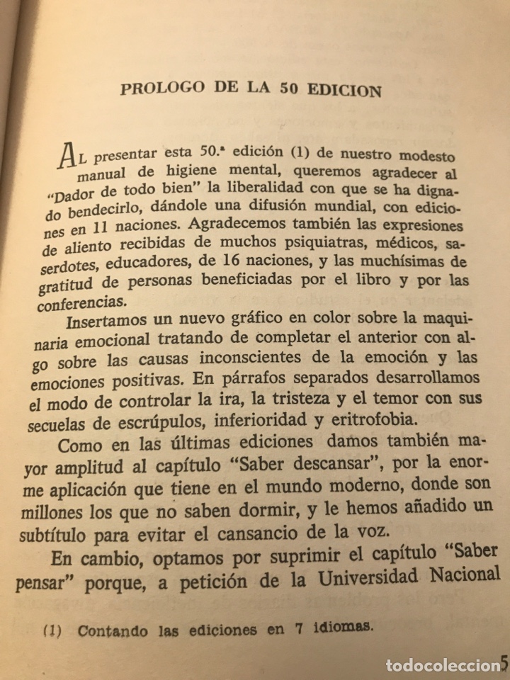 Libros de segunda mano: Control Cerebral y Emocional de Narciso Irala - Foto 7