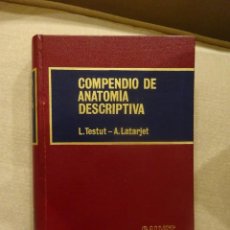 Libros de segunda mano: COMPENDIO DE ANATOMÍA DESCRIPTIVA, TESTUT-LATARJET, SALVAT 1972. Lote 227754335