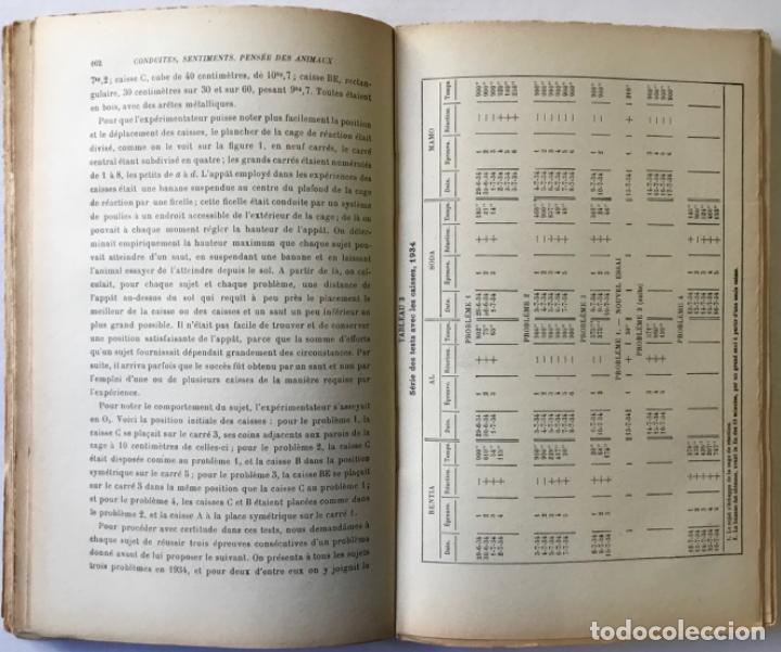 Libros de segunda mano: CONDUITES, SENTIMENTS PENS&Eacute;E DES ANIMAUX. - Foto 5