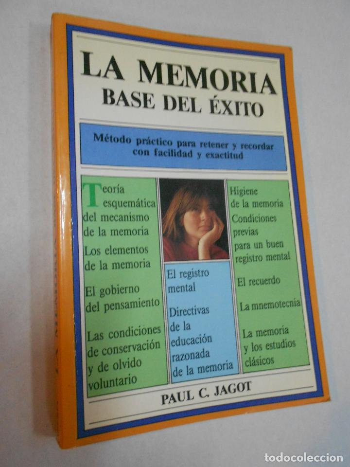 Libros de segunda mano: LA MEMORIA, BASE DEL EXITO