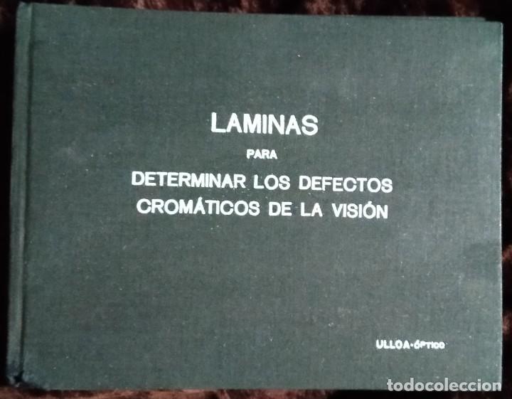 Libros de segunda mano: MEDICINA (OFTALMOLOG&Iacute;A) / *LIBRO DE L&Aacute;MINAS PARA DETERMINAR LOS DEFECTOS CROM&Aacute;TICOS DE LA VISI&Oacute;N*. - Foto 1