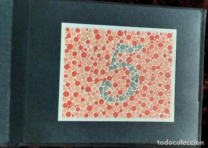 Libros de segunda mano: MEDICINA (OFTALMOLOG&Iacute;A) / *LIBRO DE L&Aacute;MINAS PARA DETERMINAR LOS DEFECTOS CROM&Aacute;TICOS DE LA VISI&Oacute;N*. - Foto 4